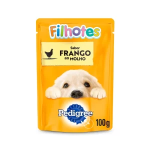 Ração Úmida Pedigree Sachê Frango ao Molho para Cães Filhotes 100 g
